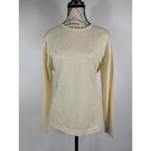 New Callaway Golf Womens M Sweater Italian Merino Wool Argyle Nordstrom Pullover